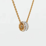 1.02 Ct Lab Diamond Pearl Pendant 14K Yellow Gold
