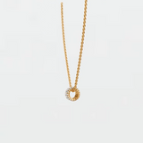 1.02 Ct Lab Diamond Pearl Pendant 14K Yellow Gold