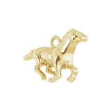 10K Yellow Horse Dangle
