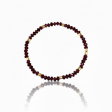 January Birthstone Natural Gem Bracelet