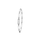 Luxury Diamond Paperclip Link Bracelet For Everyday Wear