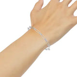Luxury Diamond Paperclip Link Bracelet For Everyday Wear