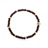 January Birthstone Natural Gem Bracelet