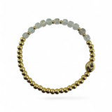 November Birthstone Natural Gem & Gold Bracelet