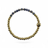 December Birthstone Natural Gem & Gold Bracelet